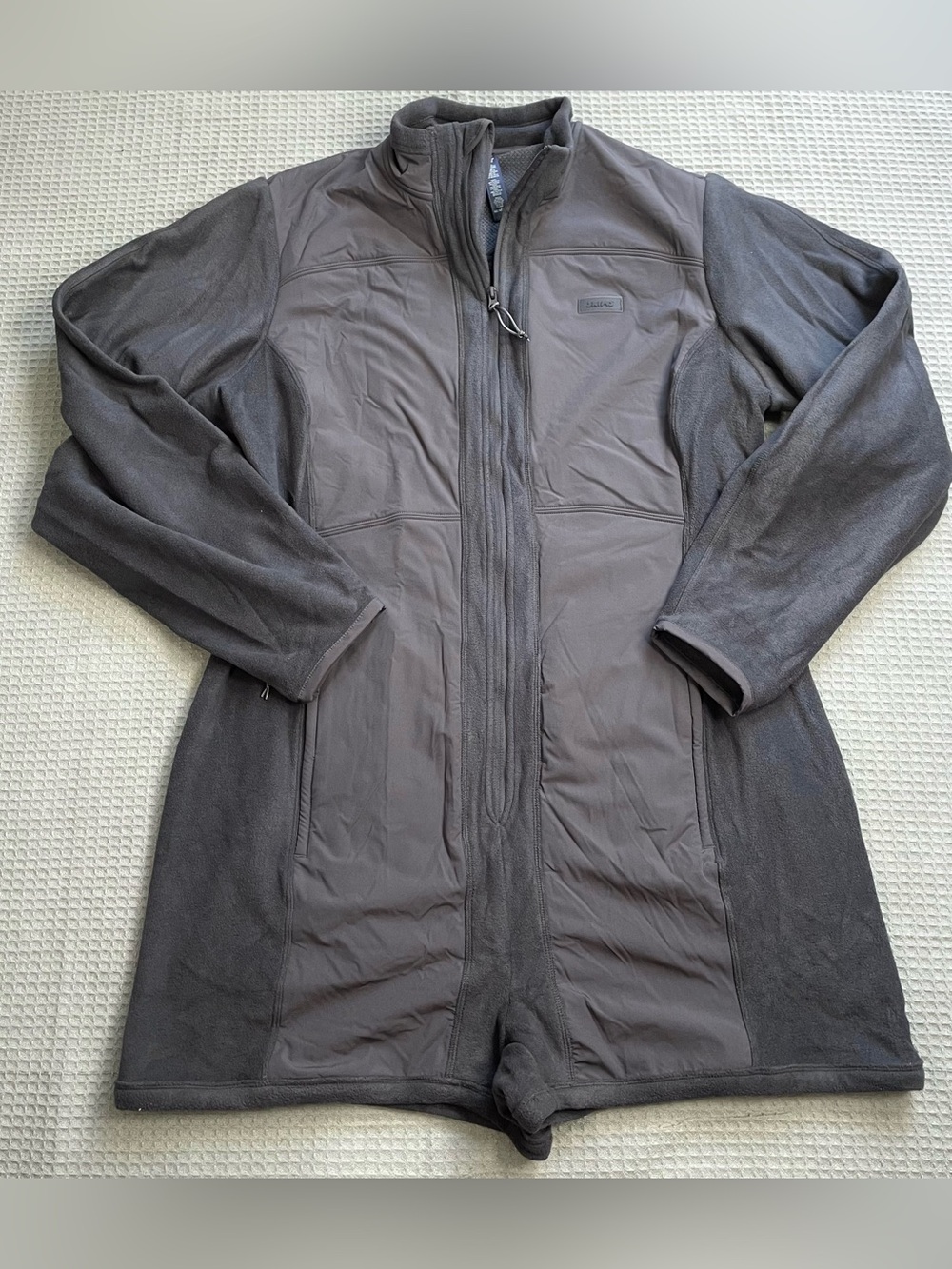 Skims Outdoor Fleece One Piece Suit Romper 4X Womens Storm Gray